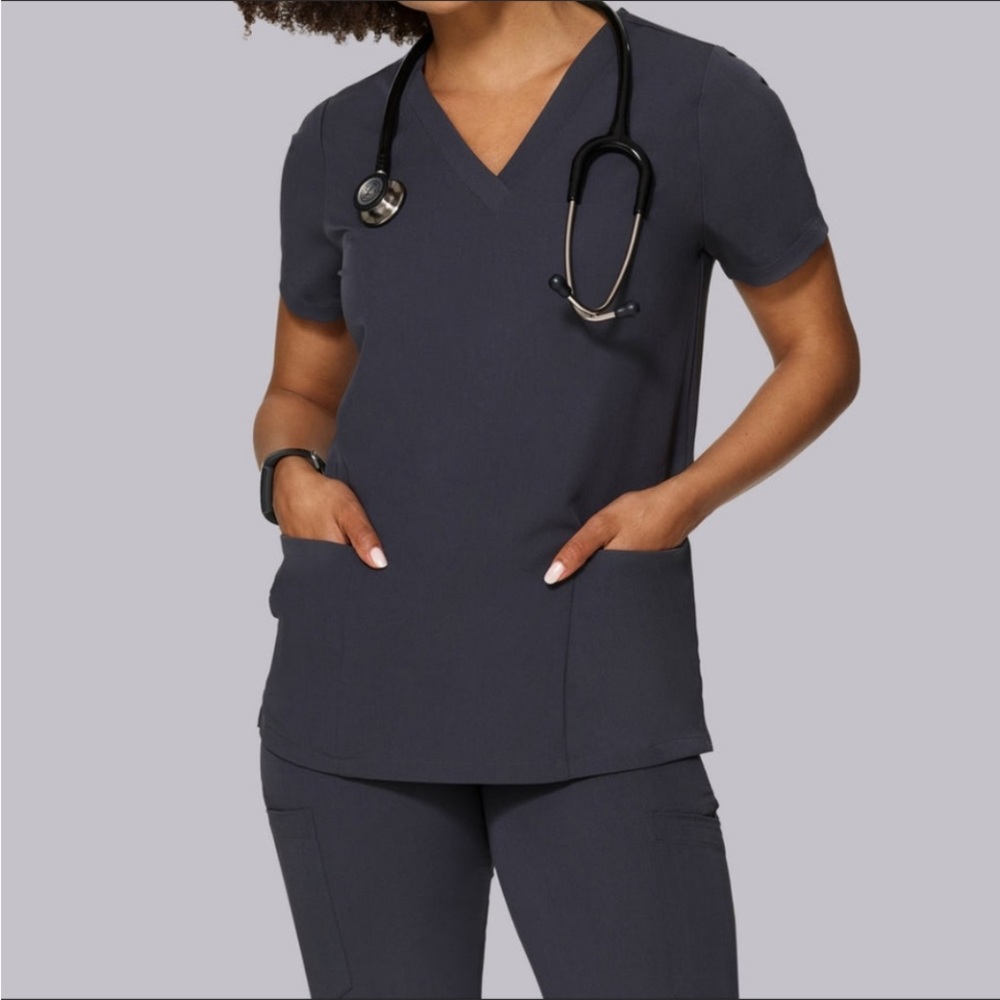 Mandala 6 Pocket Scrub Top XS